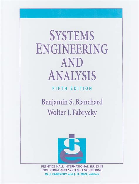 systems engineering analysis blanchard Doc