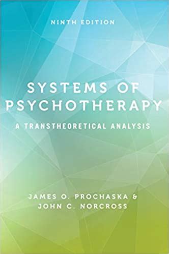 systems of psychotherapy a transtheoretical analysis pdf Epub