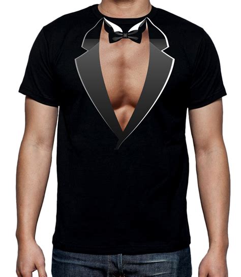 t-shirt tuxedo shirt