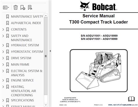 t300 bobcat service manual PDF