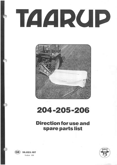 taarup 204 disc mower manual Reader