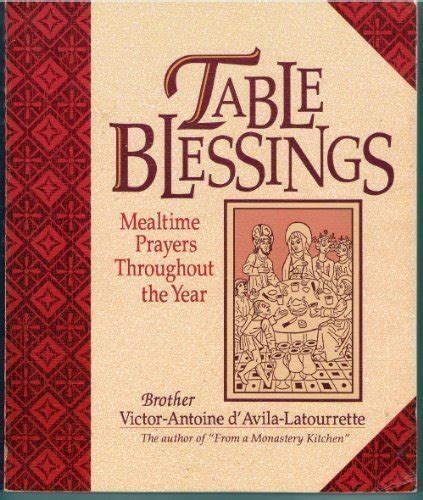 table blessings mealtime prayer throughout the year Epub