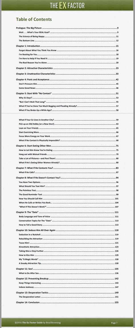 table of contents exbackclub com get your ex boyfriend back pdf Reader