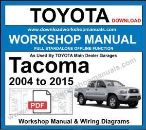 tacoma repair manual download PDF