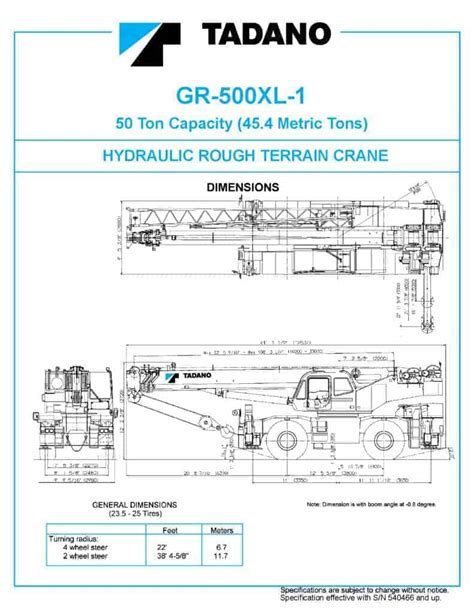 tadano crane manual specification Reader