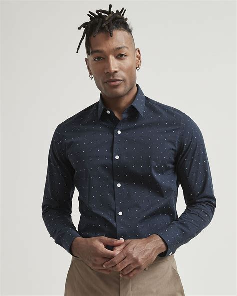 tailored fit dress shirt