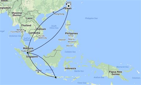 taiwan to bali