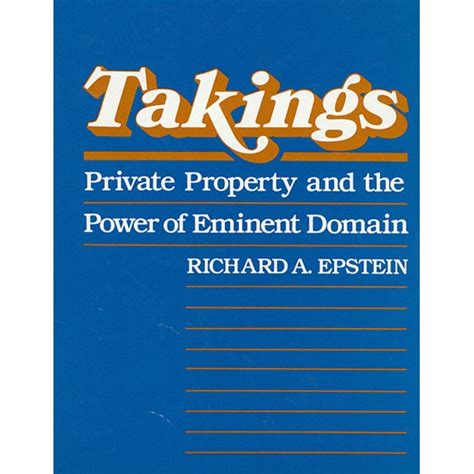 takings private property and the power of eminent domain Doc