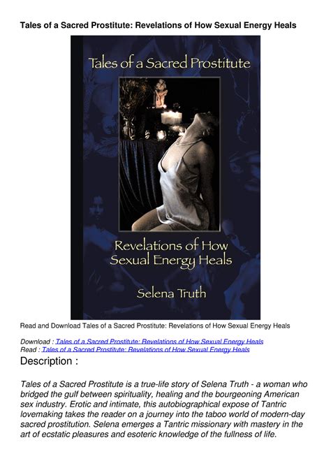 tales of a sacred prostitute revelations of how sexual energy heals Epub