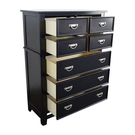 tall dresser black