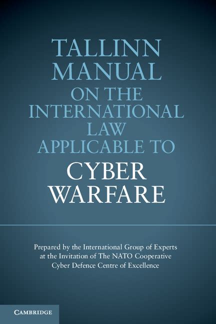 tallinn manual on the international law applicable to cyber warfare Epub