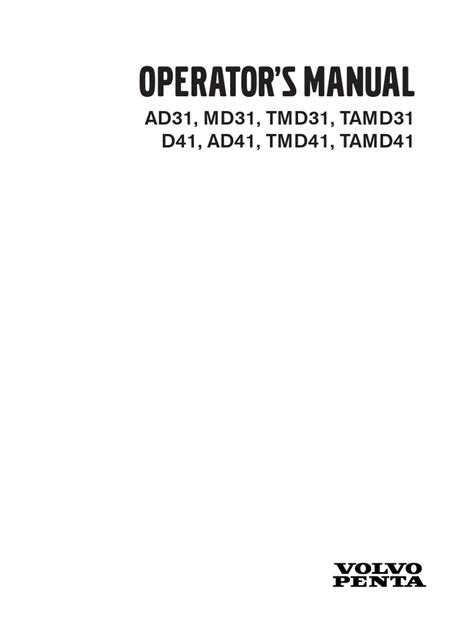 tamd41 maintenance manual servicing Kindle Editon