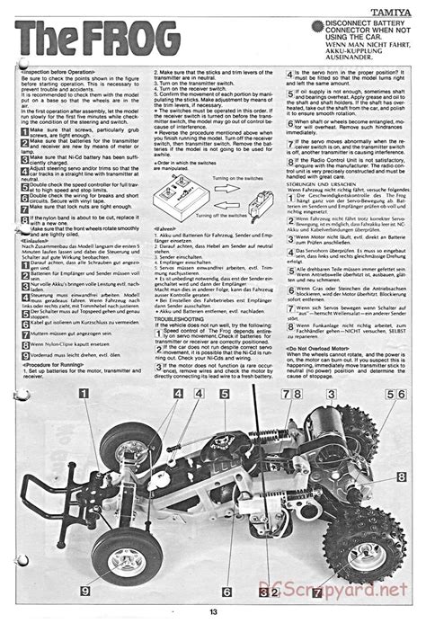 tamiya frog manual pdf Reader