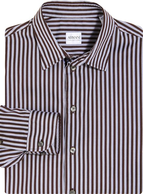 tan bengal stripe dress shirt