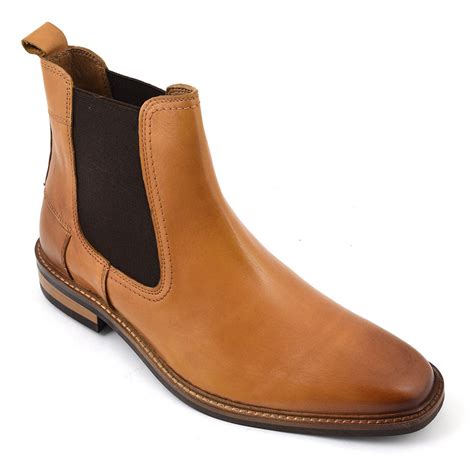 tan chelsea boots