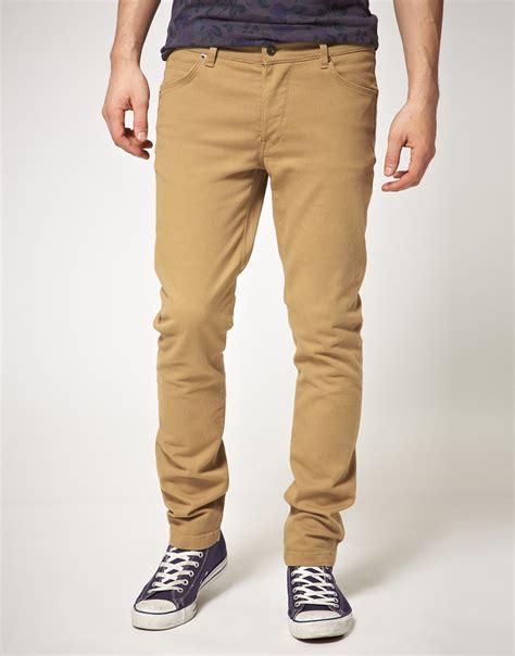 tan jeans mens