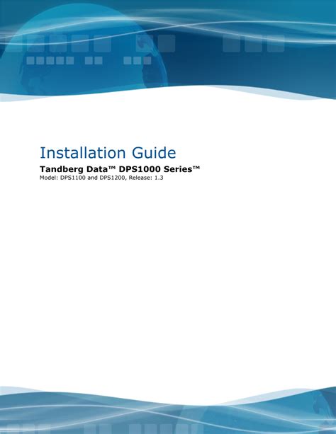 tandberg 1000 user guide Doc