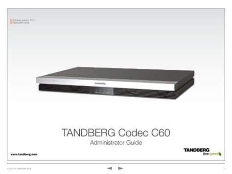 tandberg c60 installation guide Doc