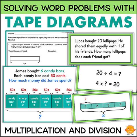 tape diagram word problems 4th grade PDF