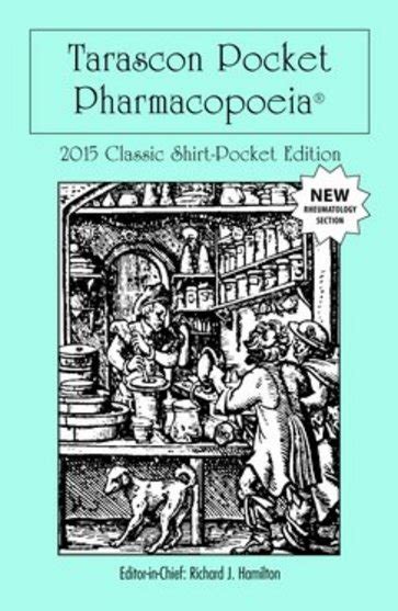 tarascon pocket pharmacopoeia 2015 classic shirt pocket edition PDF