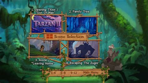 Tarzan 2 Dvd Menu Walkthrough