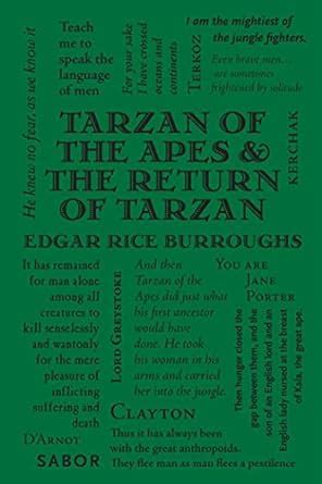 tarzan of the apes and the return of tarzan word cloud classics Kindle Editon