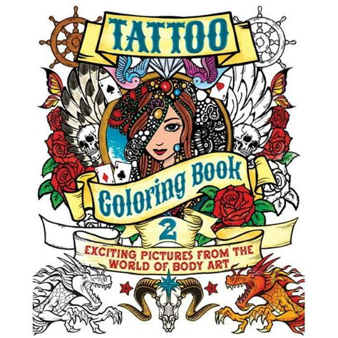 tattoo coloring book 2 exciting pictures from the world of body art chartwell coloring books PDF