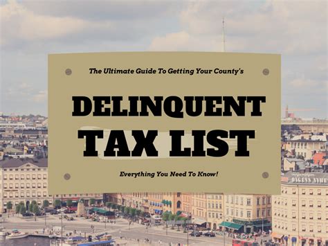 tax delinquent properties near me