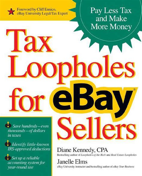 tax loopholes for ebay sellers pay less tax and make more money Epub