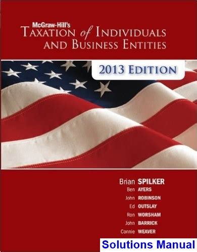 taxation of business entities 2013 solutions manual Reader