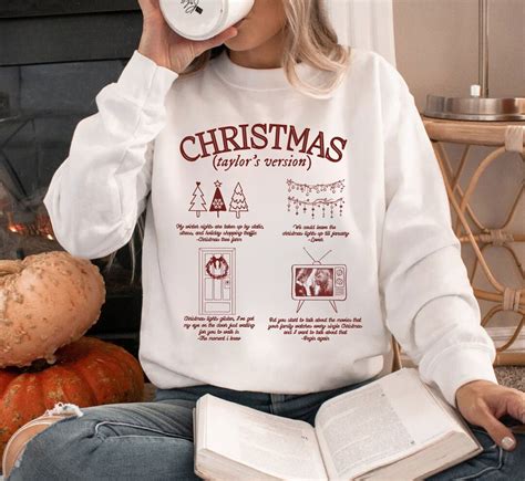 taylor swift christmas sweatshirt