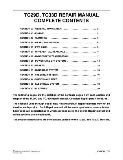 tc33d service manual PDF