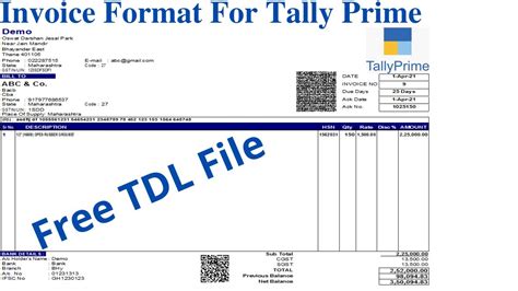 tdl for tally invoice Doc