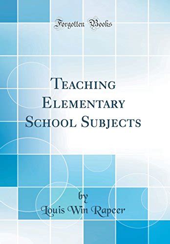 teach special subjects classic reprint Reader