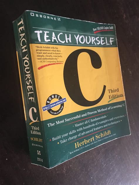 teach yourself c 3rd edition herbert schildt Reader