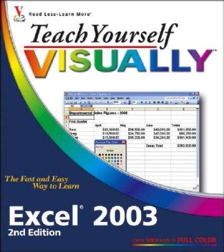 teach yourself visually excel 2003 teach yourself visually tech Kindle Editon