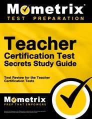 teacher certification test study guide PDF