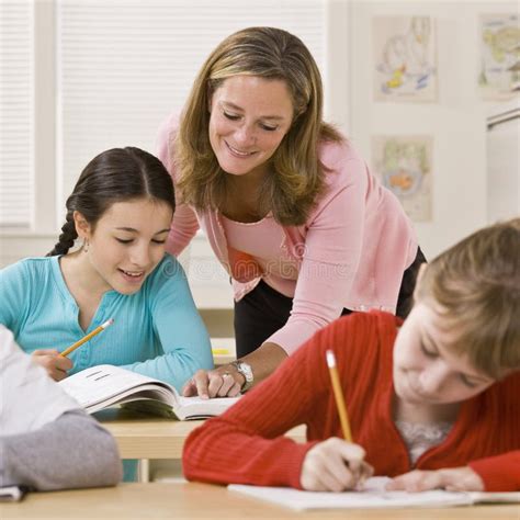 teachers helping students