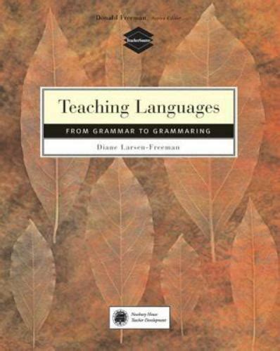 teaching language from grammar to grammaring teachersource teacher development Epub