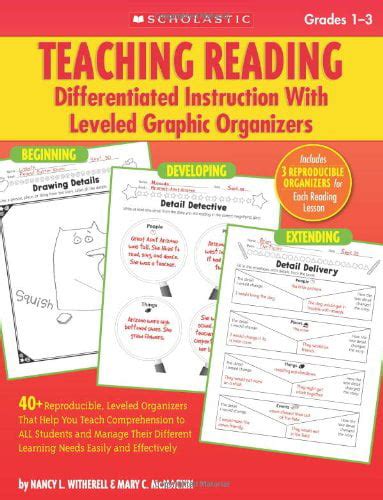 teaching reading differentiated instruction with leveled graphic organizers 40 reproducible leveled organizers Reader