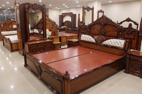 teak bed design