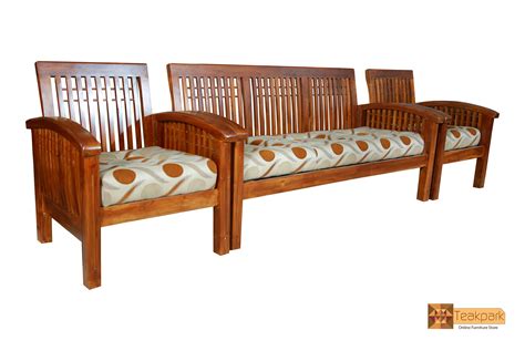 teak wood sofa set