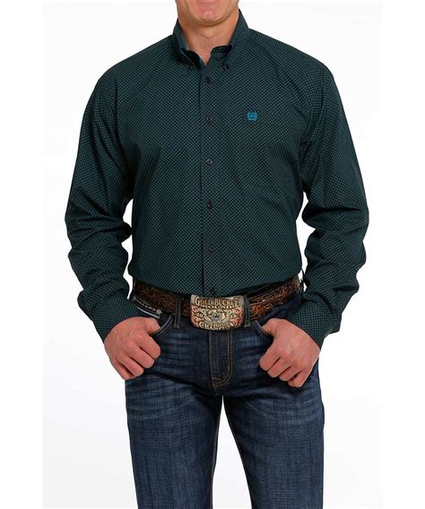 teal button down shirt