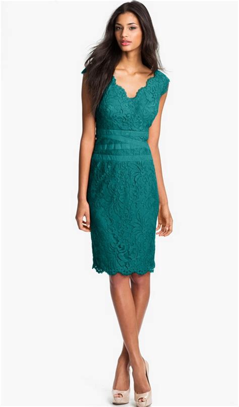 teal cocktail dress