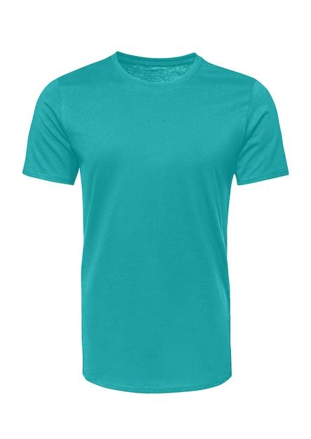 teal color tshirt