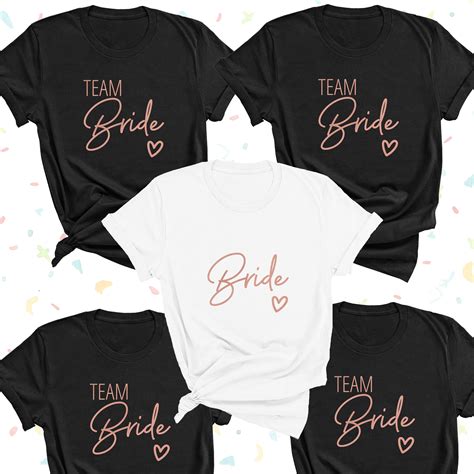 team bride shirts