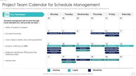 Team Calendar Template