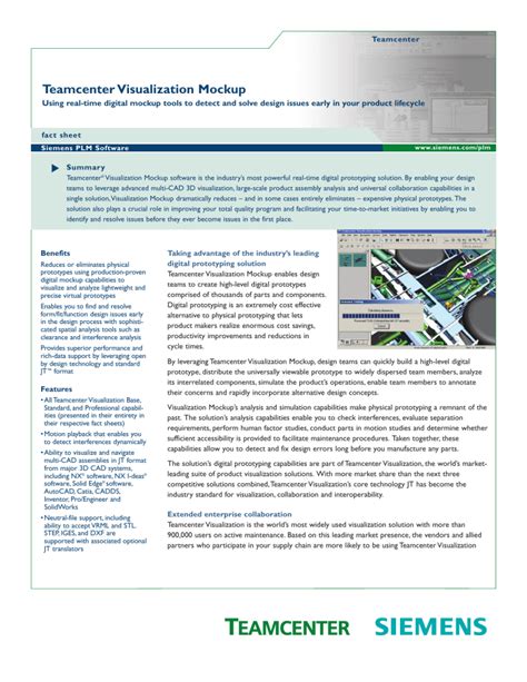 teamcenter visualization mockup manual Reader