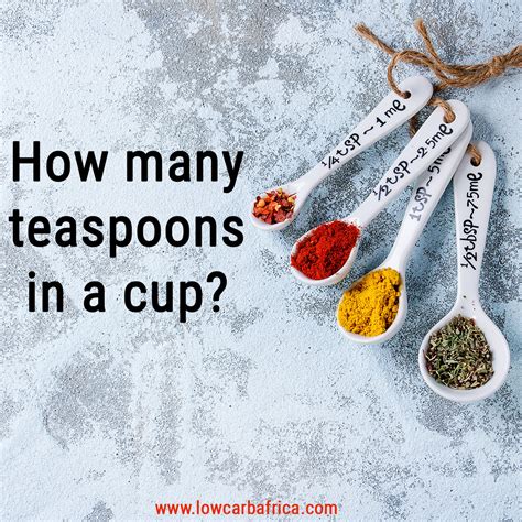 teaspoon in cup