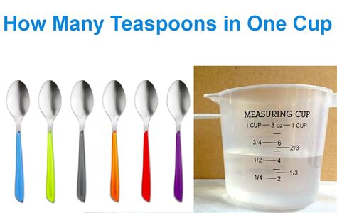 teaspoons in 1 cup